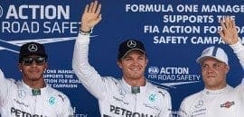 Nico Rosberg larga na pole position no GP do Japão