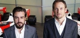 Fernando Alonso e Jenson Button formarão a dupla de pilotos da McLaren em 2015