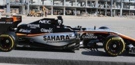Force India apresentou pintura que será utilizada em 2015