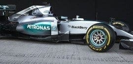 Mercedes apresenta o novo “flecha de prata” de Rosberg e Hamilton