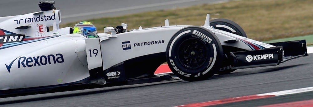 Dia 1 – Barcelona: Felipe Massa lidera e supera tempo da semana passada