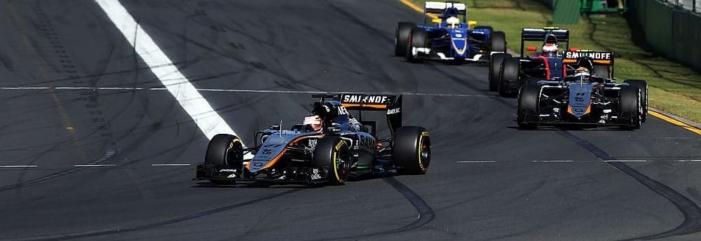 Force India põe os dois carros na zona de pontuação