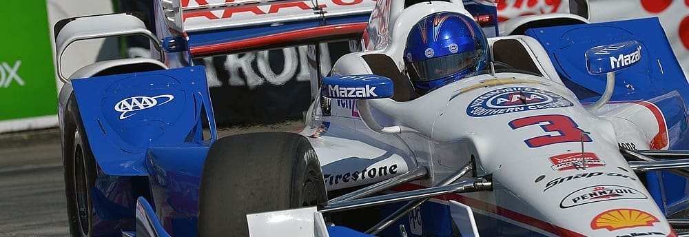 Helio Castroneves faz a pole e quebra recorde de Long Beach