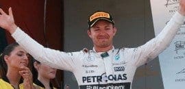 De ponta a ponta, Nico Rosberg vence o GP da Espanha