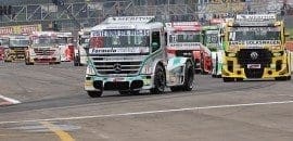 Paulo Salustiano ganha na Fórmula Truck no Velopark