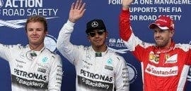 Mesmo cometendo erro, Hamilton larga da pole-position na Áustria
