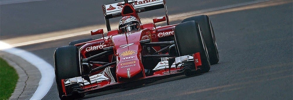 Kimi Raikkonen larga da 14ª posição depois de enfrentar problemas técnicos