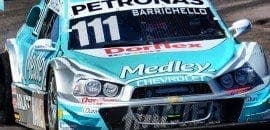 Furo de pneu tira chance de pódio de Barrichello