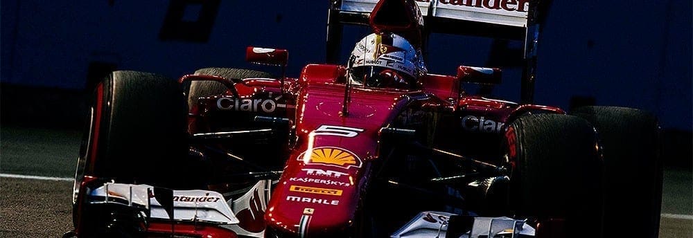 Ferrari domina última sessão de treinos livres em Cingapura Ferrari domina última sessão de treinos livres em Cingapura