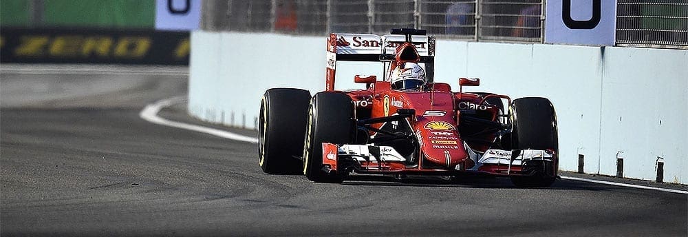 Sebastian Vettel fica surpreso com a sua vantagem sobre os demais Sebastian Vettel fica surpreso com a sua vantagem sobre os demais