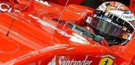 Raikkonen comemora 3ª posição no grid e quer duas Ferrari no pódio amanhã