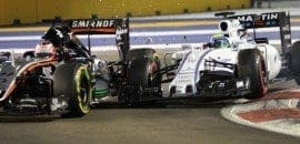 Punições sobre colisão entre carros será alterada em 2017