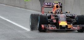 Apenas os pneus intermediários e os de chuva foram usados hoje em Suzuka