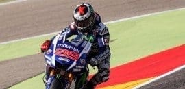 Jorge Lorenzo lidera primeiro dia de treinos em Aragon