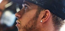 Lewis Hamilton (2º) lamenta erro na primeira tentativa