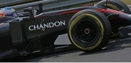 McLaren anuncia Chandon como sua nova patrocinadora