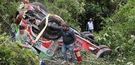 Capotagem nos treinos deixa David Muffato fora da etapa de Guaporé