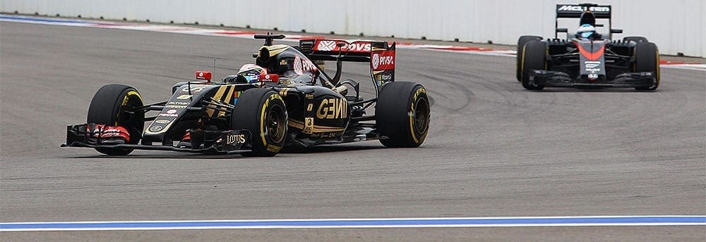 Lotus pode não ter todas as peças para reparar carro de Grosjean
