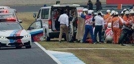 Quadro médico de Alex de Angelis melhora ligeiramente, mas segue crítico