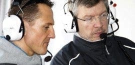 Ross Brawn faz declarações sobre a recuperação de Schumacher