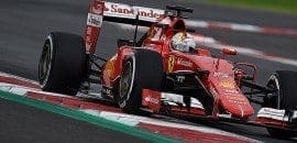 Sebastian Vettel comemora evolução da Ferrari de ontem para hoje