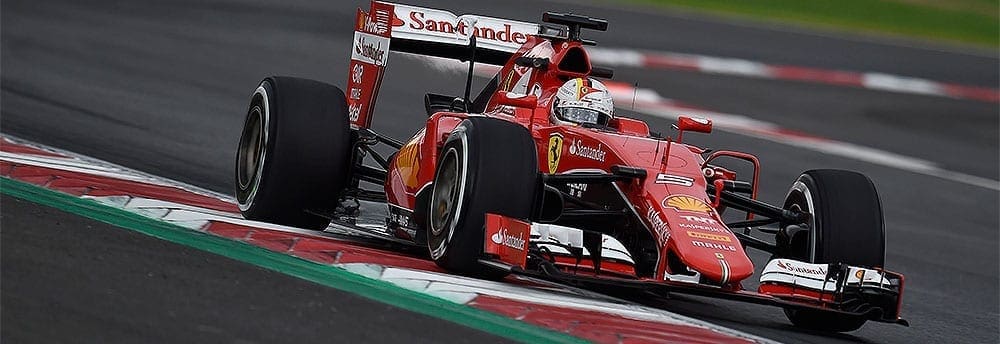 Sebastian Vettel comemora evolução da Ferrari de ontem para hoje