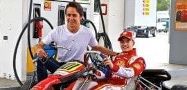 Jovem campeão do kartismo realiza sonho em Interlagos em encontro com pilotos