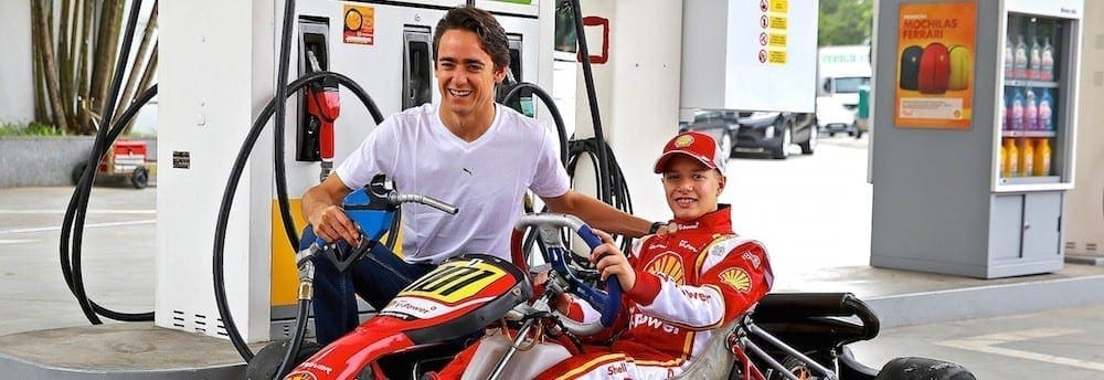 Jovem campeão do kartismo realiza sonho em Interlagos em encontro com pilotos