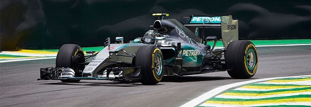 Em corrida sem muitas emoções, Rosberg vence a segunda prova consecutiva no Brasil