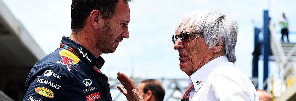 Ecclestone revela que Mercedes causou o fim da parceria entre Red Bull e Renault