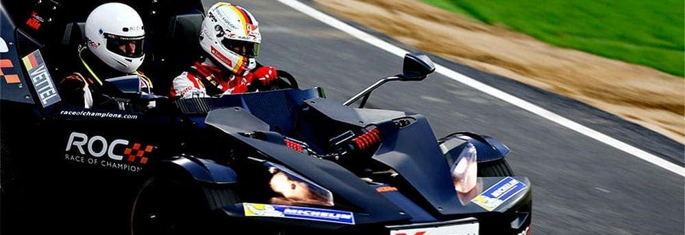 Sebastian Vettel vence pela primeira vez a Race of Champions