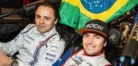 Azarado no sorteio, Nelsinho Piquet elogia Race of Champions