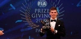 Max Verstappen conquista três prêmios da FIA, incluindo “Estreante do Ano”