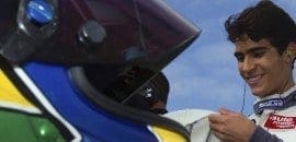 Brasileiro comemora seu ingresso na academia de jovens pilotos da Red Bull