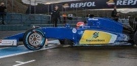 Sauber usará carro de 2015 no primeiro teste da pré-temporada