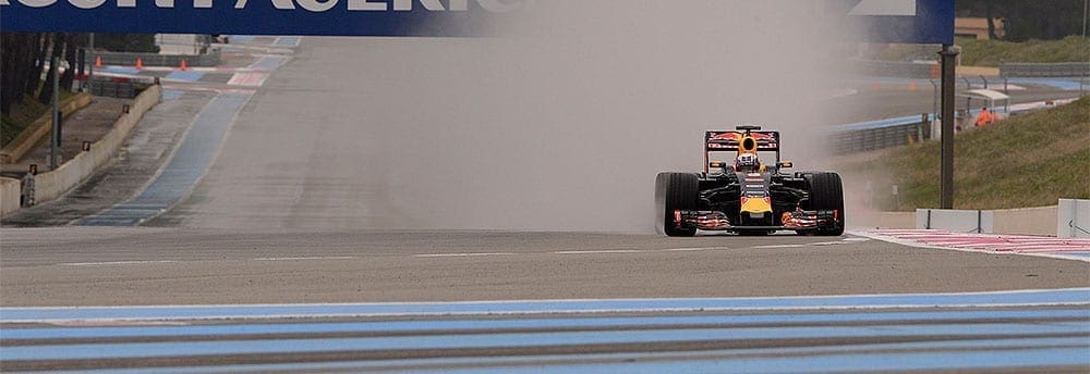 Depois de 285 voltas, Ricciardo lidera teste de pneus para chuva da Pirelli