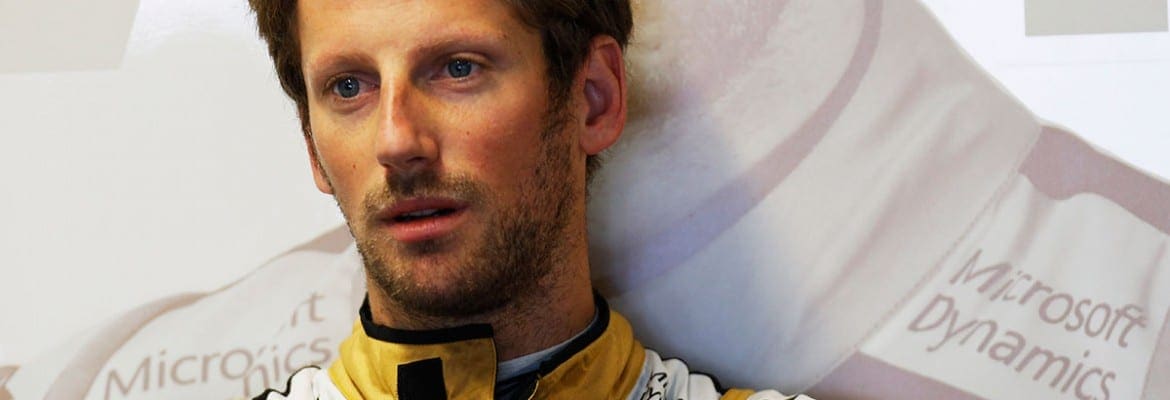 Grosjean testa simulador da Haas e fica animado