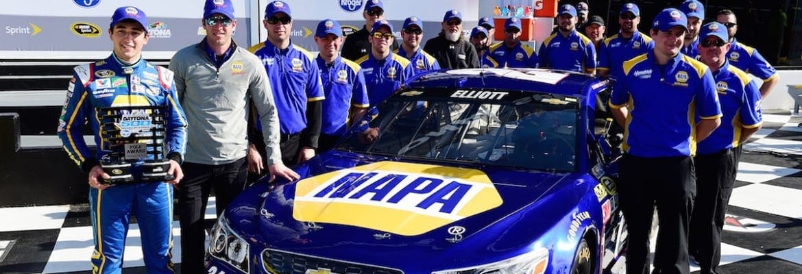 Chase Elliott supera Matt Kenseth na disputa pela pole da Daytona 500