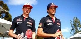 Max Verstappen e Carlos Sainz Jr (Toro Rosso)