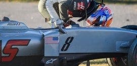Sistema de freio causou incidentes de Grosjean
