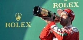 Vettel contente por ver a Ferrari perto da Mercedes