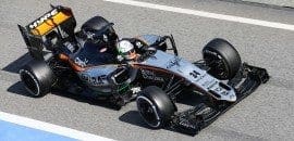 Celis realizará testes pela Force India nessa sexta-feira