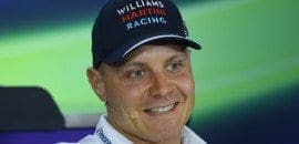 Bottas usará o único bico novo da Williams na China