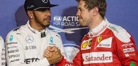 Animado com 3º lugar, Vettel pensa até em vitória neste domingo no Bahrain