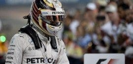 Lewis Hamilton aliviado por terminar no pódio
