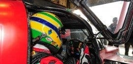 Senna torce por chuva na definição do grid