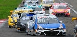 Felipe Guimarães chega na zona de pontuação no Velopark