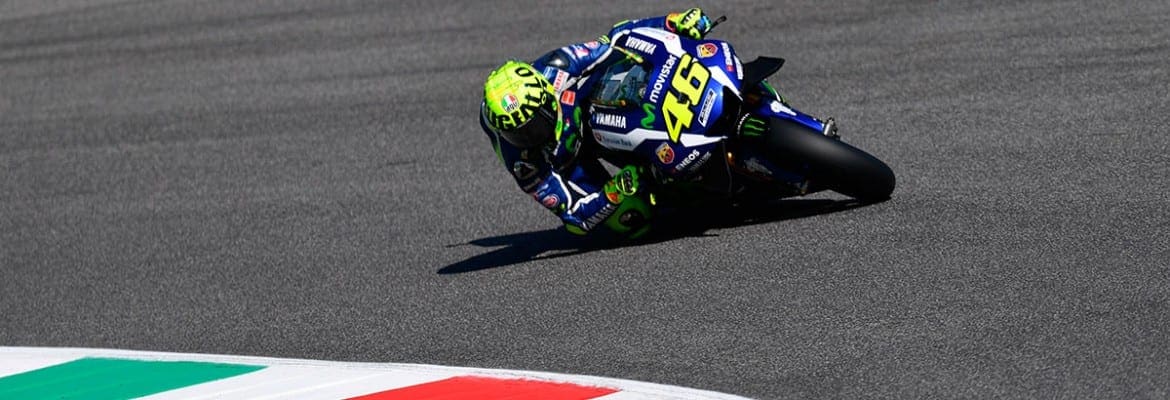 Valentino Rossi larga da pole-position do GP da Itália