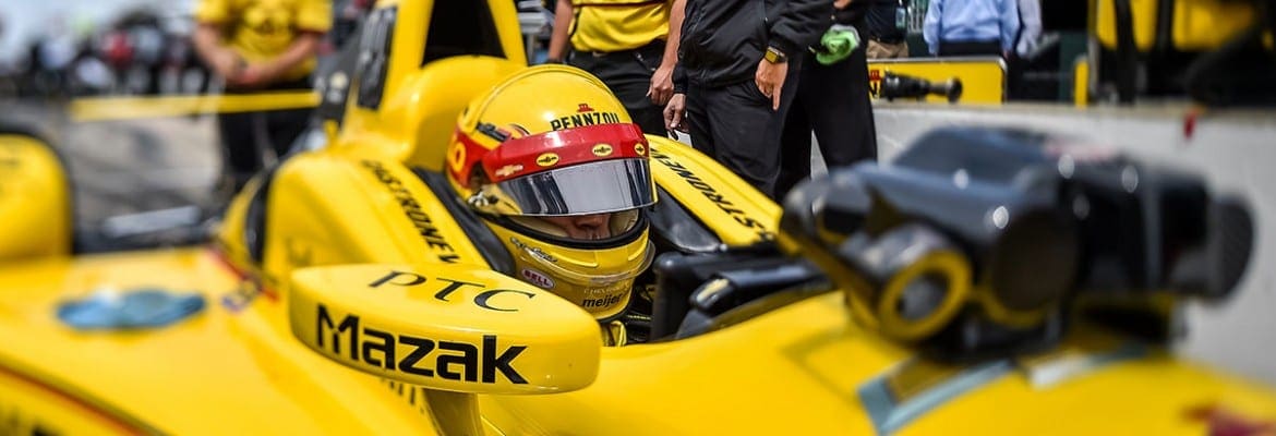 Helio Castroneves inicia os trabalhos para a 100ª Indy 500