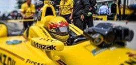 Helio Castroneves inicia os trabalhos para a 100ª Indy 500
